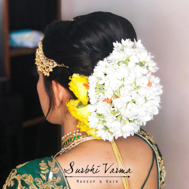 32 Hairstyles with jasmine flowers ideas | indian bridal hairstyles, indian  wedding hairstyles, indian hairstyles